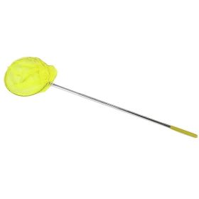 1pc Stainless Steel Nylon Net; Insect Butterfly Catching Net; Fishing Net For Outdoor For Kids Children - Yellow