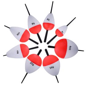 Sougayilang 8pcs/lot EVA Foam Fishing Float; Rod Fishing Tackle 1g-30g - Mixed Loading