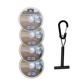 Kylebooker Clear Nylon Tippet Line with Holder Fly Fishing Tippets Leaders Trout 0X 1X 2X 3X 4X 5X 6X 7X - 3-4-5-6X-30M-33Yds