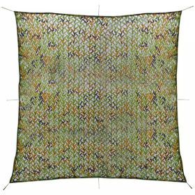 Camouflage Net with Storage Bag 9.8'x9.8' - Green