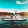 Inflatable Stand Up Paddle Board 11'/10'6" Premium SUP W Accessories - Wood