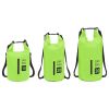Dry Bag with Zipper Green 7.9 gal PVC - Green