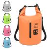 Dry Bag with Zipper Orange 4 gal PVC - Orange