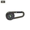 1pc Double-sided Multifunctional Camping Compass; Outdoor Accessories - Black