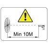 Shooting Target 2 Targets Round and Duck Design - Gray
