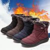 Women Boots 2022 Fashion Waterproof Snow Boots For Winter Shoes Women Casual Lightweight Ankle Botas Mujer Warm Winter Boots - Gray - 40