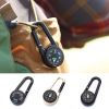 1pc Double-sided Multifunctional Camping Compass; Outdoor Accessories - Champagne