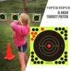 10/50pcs Gun Shooting Target Target Sticker Self-adhesive Bow And Arrow Dart Aiming Sticker; Camping Hutting Travel Accessories - 50pcs
