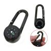 1pc Double-sided Multifunctional Camping Compass; Outdoor Accessories - Black
