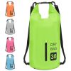 Dry Bag with Zipper Green 7.9 gal PVC - Green