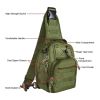 Outdoor Sling Bag Crossbody Pack Chest Shoulder Backpack - Green - Mountaineering Bag