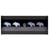 Magnetic Knockdown Pellet Catcher Shooting Target Wild Boar Design - Grey