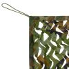 Camouflage Net with Storage Bag 9.8'x9.8' - Green