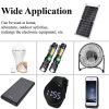 30W Solar Panel USB Waterproof Outdoor Hike Camping Portable Cells Battery Solar Charger Plate for Mobile Phone Power Bank - 5W-157x94mm