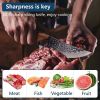 Household Kitchen Knives And Accessories Sharp Chef's Kitchen Knife - As pic show - 6 Inch