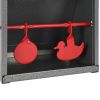 Shooting Target 2 Targets Round and Duck Design - Gray