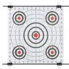 Target Paper Stand with Shooting Papers 30.7"x29.9" Steel - Black