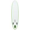 Inflatable Stand Up Paddleboard Set Green and White - Green