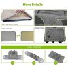 Pet Rolling Carrier With Wheels Pet Travel Carrier Transport - Grey - Pet entertainment