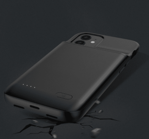 Ultra-thin TPU Soft Bag Wireless Back Clip Battery (Option: Black-12proMax4800mahTPU)