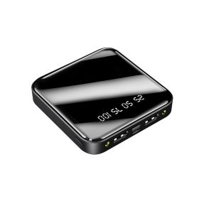 Mini Power Bank Wholesale Share Its Own Line (Option: Black without wire-10000mAh)