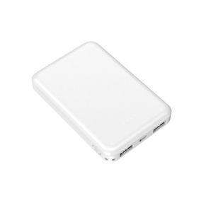 10000 Electric Heating Vest Belt Power Bank (Option: White-10000mAh)