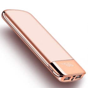 New Mini Creative Mobile Power Charging Bank Digital Display (Option: Gold-10000mAh)